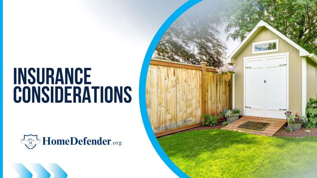 A backyard security system to protect your property, an important consideration for insurance purposes