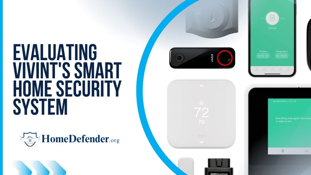 A home security system with Vivint equipment