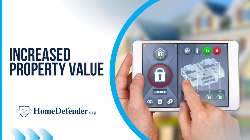 A home security system with attractive features to potential buyers