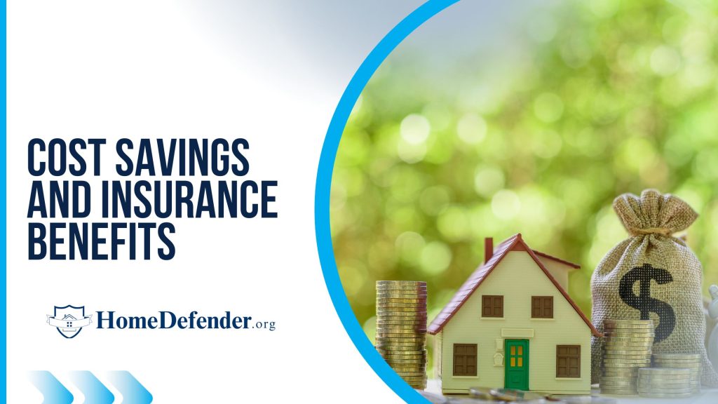 A home security system with lower homeowner's insurance premiums