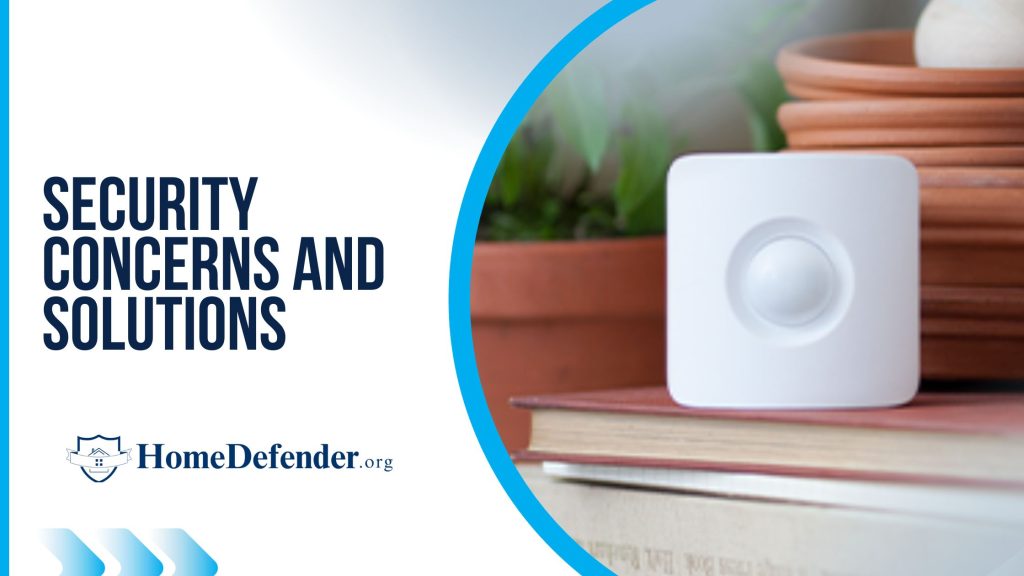 A home security system with motion sensors and other features to protect against security threats