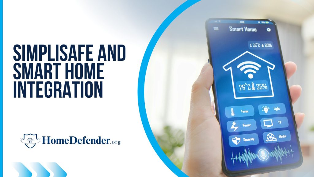 A smart home with SimpliSafe integration