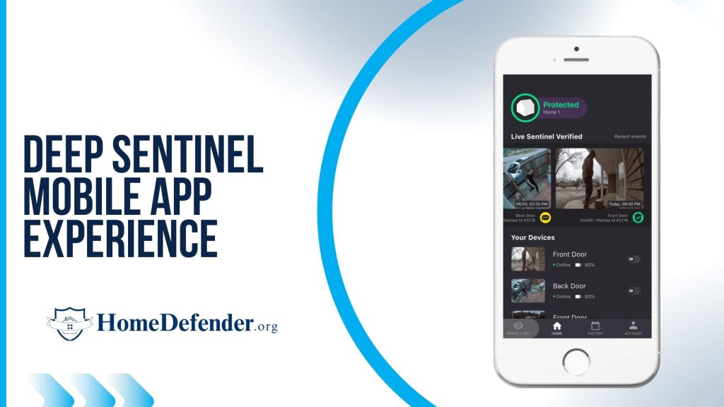 Deep Sentinel Mobile App Experience
